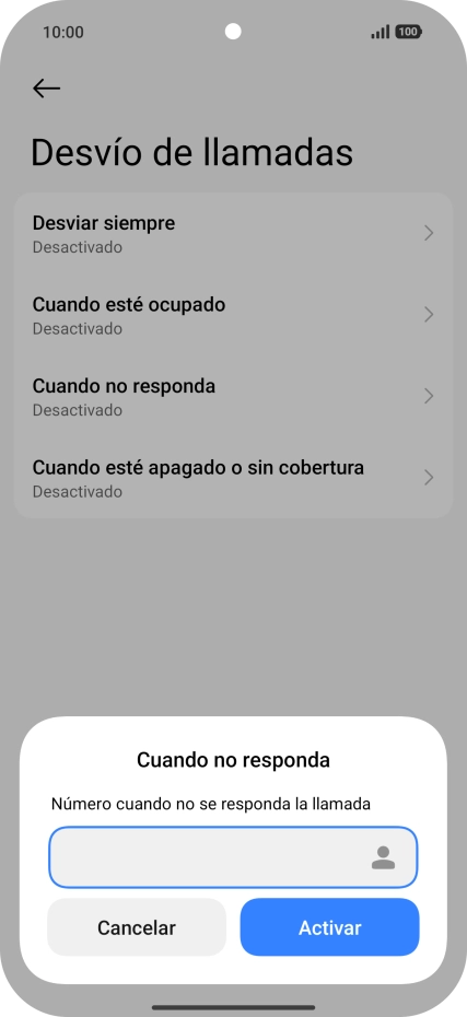 Introduce +34600132000 y pulsa Activar.