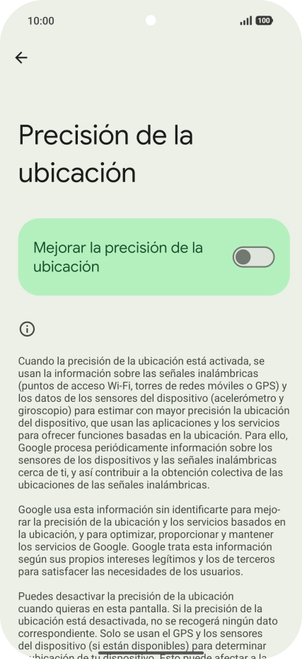 Si pulsas el indicador junto a 