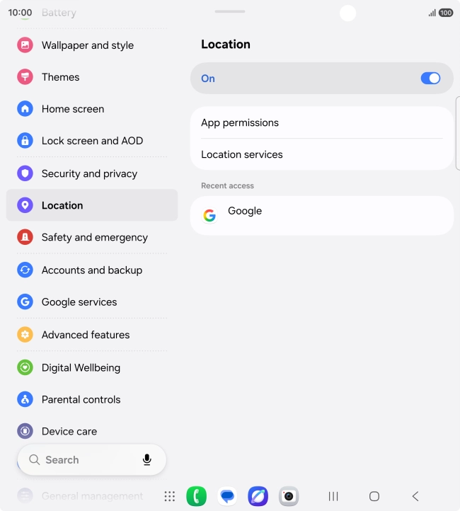 Press App permissions.