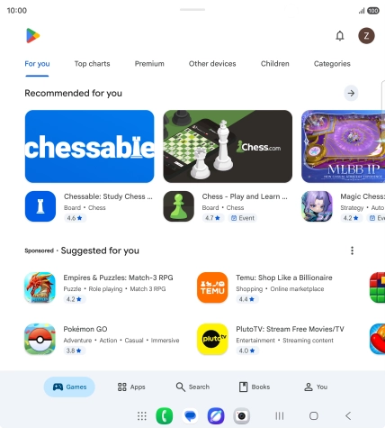 Press Search.