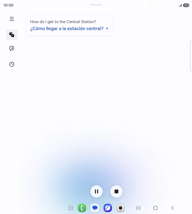 Follow the instructions on the screen to select the required language settings and use the function. Follow the instructions on the screen to select the required language settings and use the function.