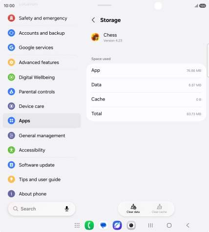 Press the Home key to return to the home screen.