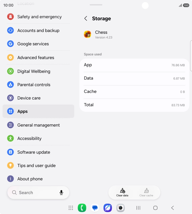 Press the Home key to return to the home screen.