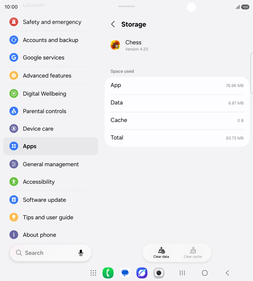Press the Home key to return to the home screen.