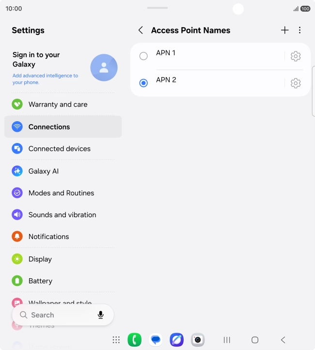 Press the Home key to return to the home screen.