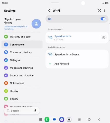 Press the Home key to return to the home screen. Press the Home key to return to the home screen.