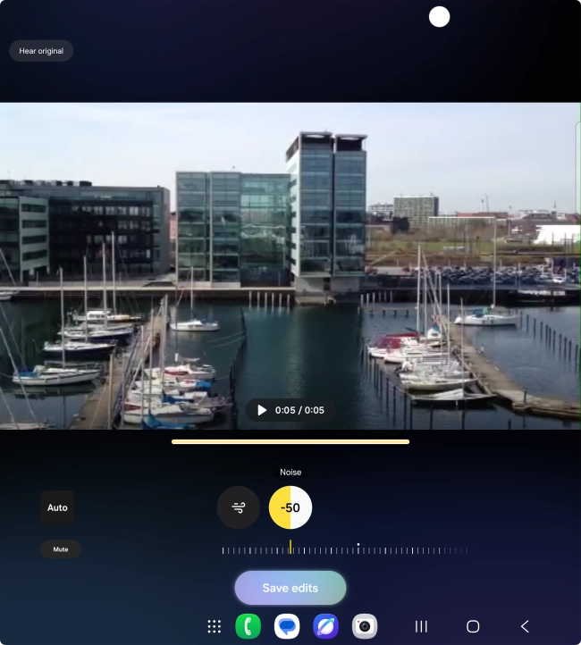 Press Mute to completely remove the selected audio type from the video. Press Mute to completely remove the selected audio type from the video.