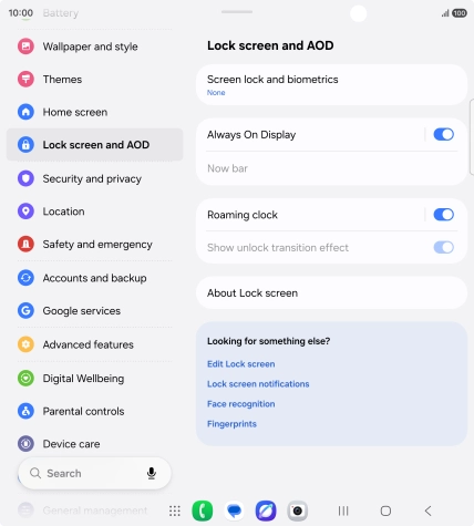 Press the Home key to return to the home screen.