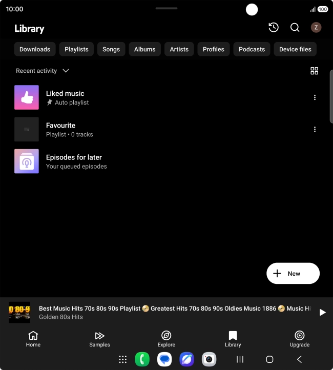 Press the required category and go to the required audio file. Press the required category and go to the required audio file.
