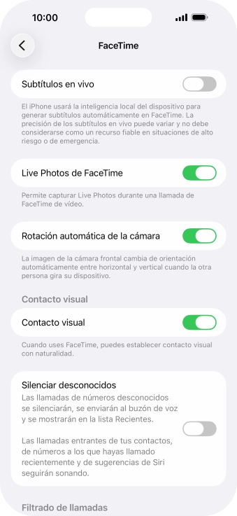 Pulsa el indicador junto a 
