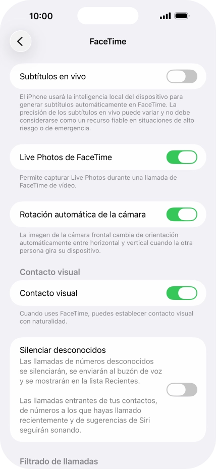 Pulsa el indicador junto a 