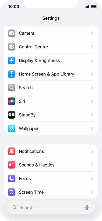 Press Display & Brightness.