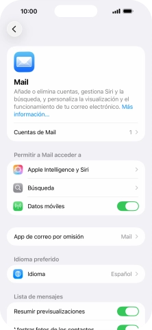 Pulsa Cuentas de Mail.