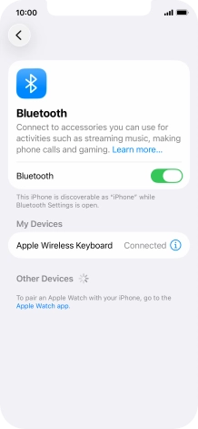 Slide your finger upwards starting from the bottom of the screen to return to the home screen.