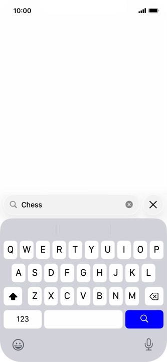 Press the search icon.