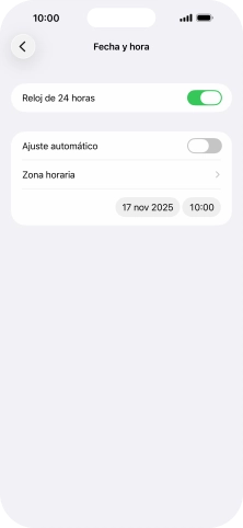 Pulsa el indicador junto a 