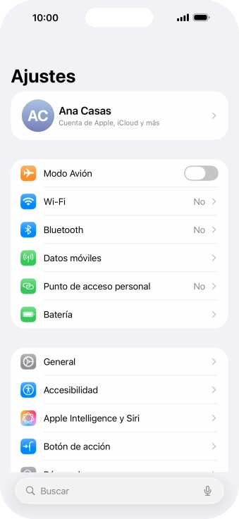 Pulsa Datos móviles.