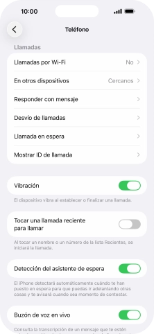 Pulsa Llamada en espera.