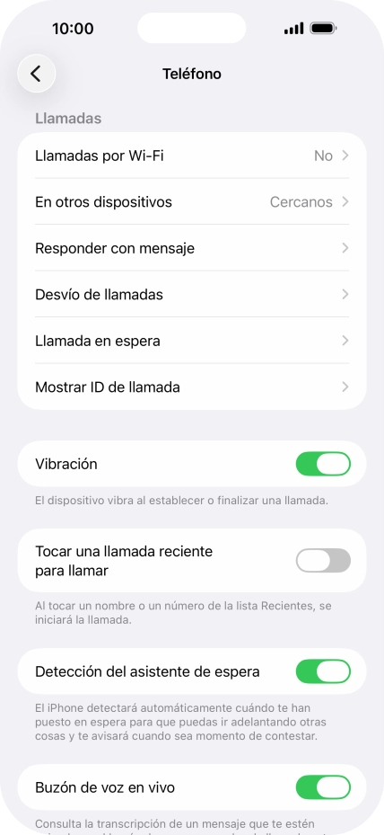 Pulsa Llamada en espera.