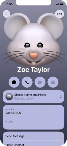 Slide your finger upwards starting from the bottom of the screen to return to the home screen.