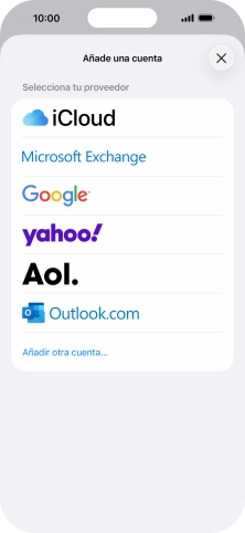Pulsa Añadir otra cuenta....