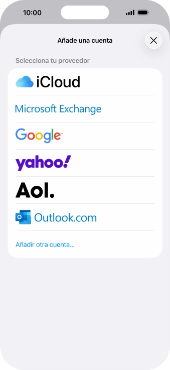 Pulsa Añadir otra cuenta....