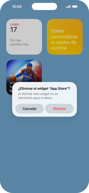 Pulsa Eliminar.