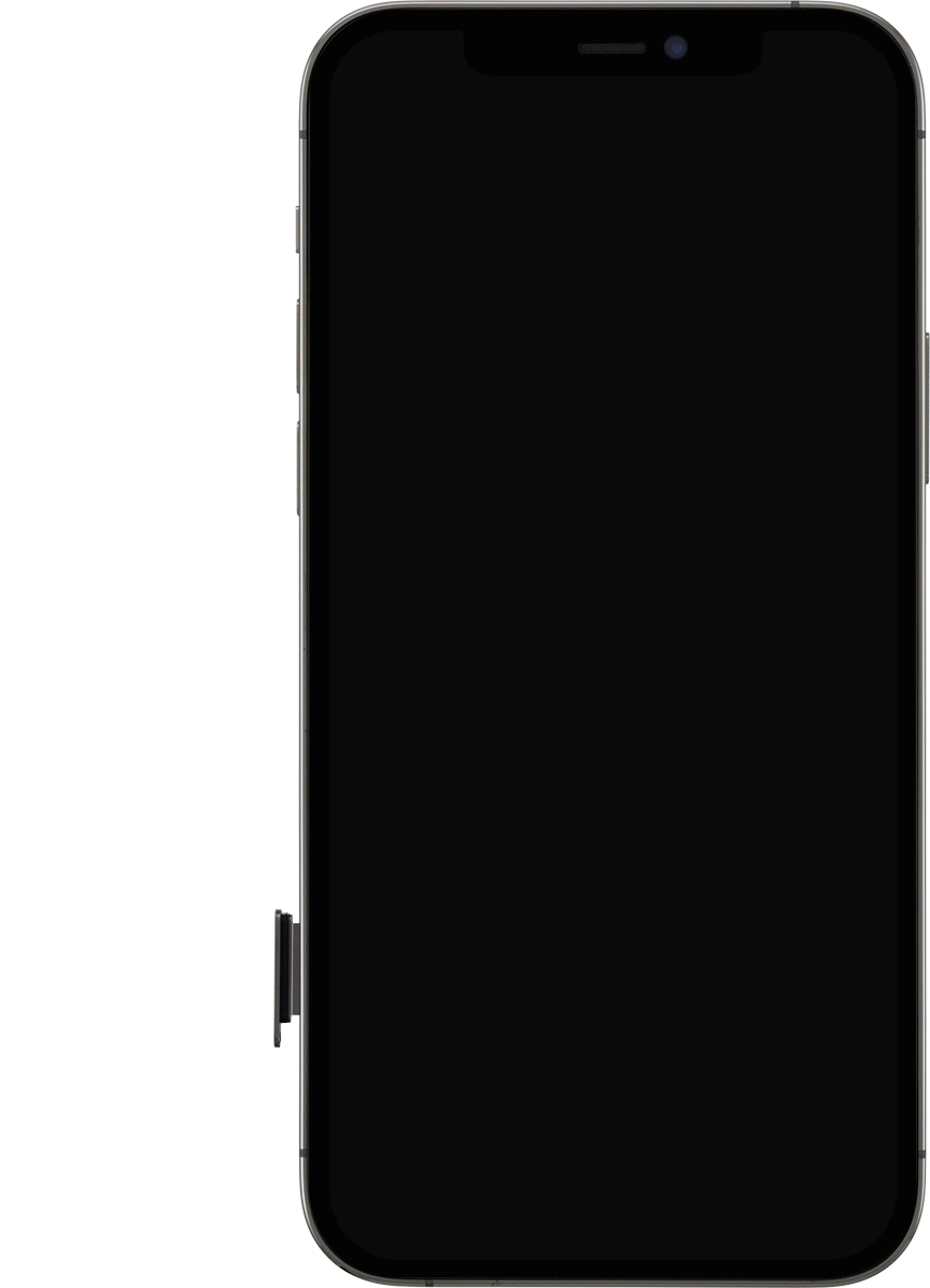 Remove the SIM holder from your phone.