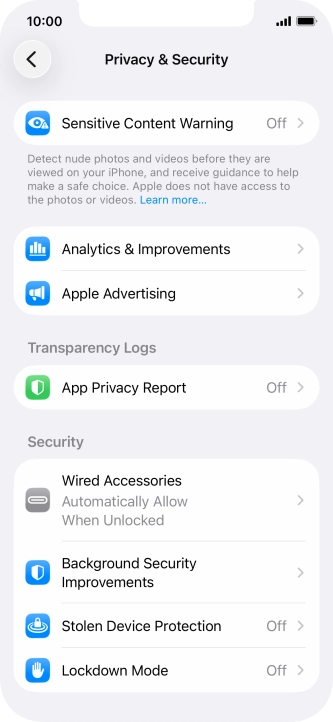 Press Sensitive Content Warning.