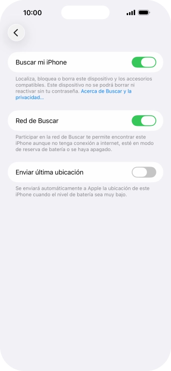 Pulsa el indicador junto a 