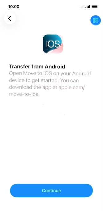To transfer content to your phone, you need to install the app To transfer content to your phone, you need to install the app