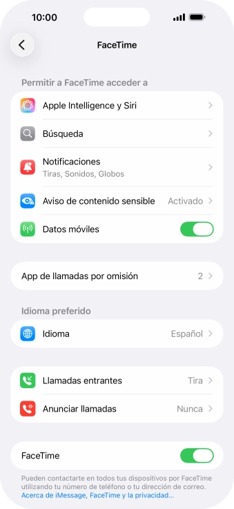 Pulsa el indicador junto a 