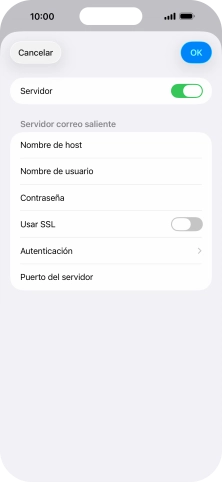 Pulsa el indicador junto a 