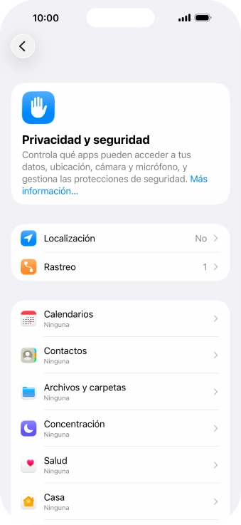 Pulsa Localización.