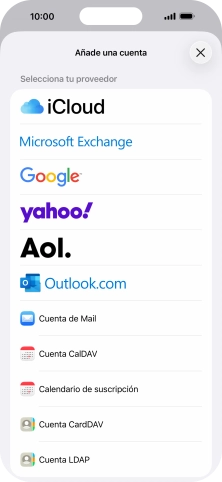Pulsa Cuenta de Mail.