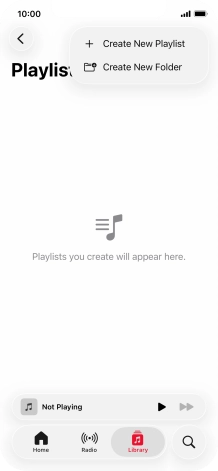 Press Create New Playlist.