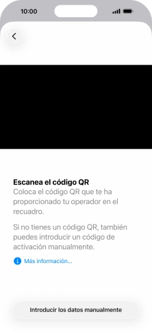 Coloca el código QR enviado dentro del marco de la cámara del teléfono para escanearlo.