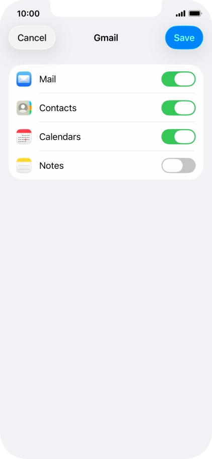 If this screen is displayed, you email account has been recognised and set up automatically. Follow the instructions on the screen to key in more information and finish setting up your email account.