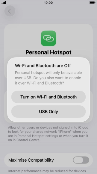 If Wi-Fi is turned off, press Turn on Wi-Fi and Bluetooth.