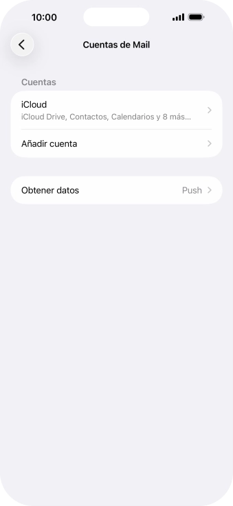 Pulsa Añadir cuenta.