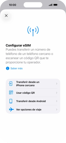 Pulsa Usar código QR.