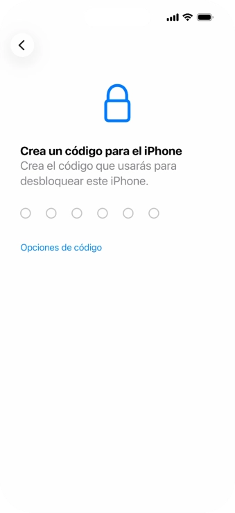Pulsa Opciones de código.