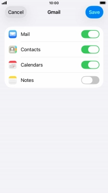If this screen is displayed, you email account has been recognised and set up automatically. Follow the instructions on the screen to key in more information and finish setting up your email account.