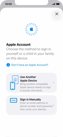 Press Sign in Manually. Press Sign in Manually.
