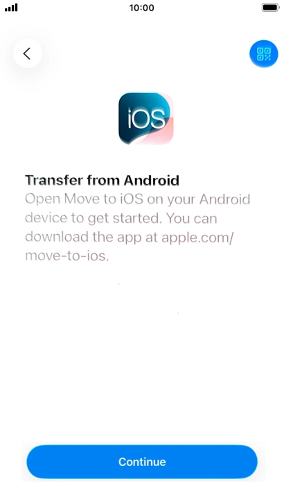 To transfer content to your phone, you need to install the app 