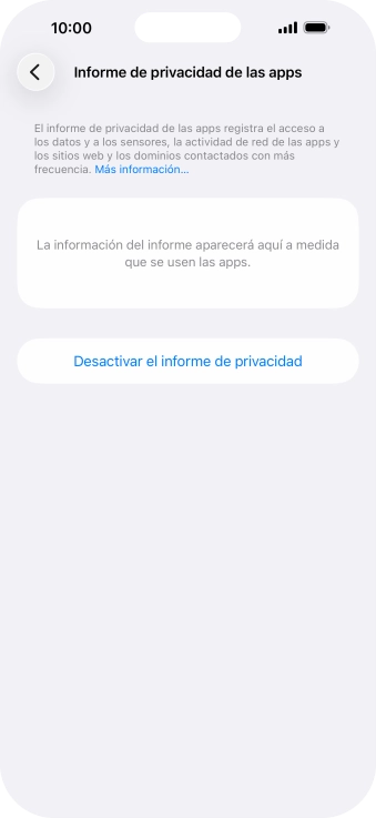 Desliza el dedo hacia arriba desde la parte inferior de la pantalla para terminar y volver a la pantalla de inicio.