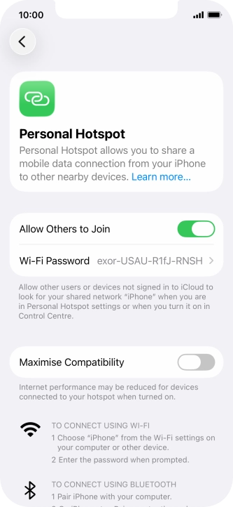 Slide your finger upwards starting from the bottom of the screen to return to the home screen.