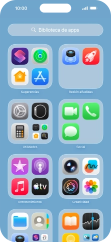 Pulsa la app deseada.