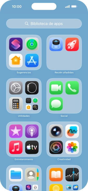 Pulsa la app deseada.