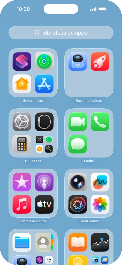 Pulsa la app deseada.